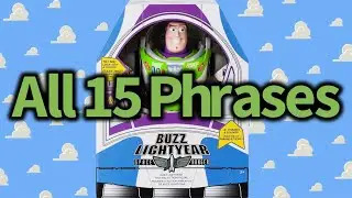 All 15 Phrases for the Disney Store Toy Detector Buzz Lightyear 2020 Version