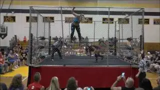 TESS VALENTINE vs KACEE CARLISLE Steel Cage Match
