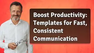Boost Productivity: Templates for Fast, Consistent Communication