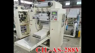 210X210mm V fold hand towels paper facial tissue converting machine