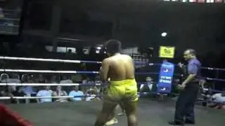 Jason Saggo 1st Muay Thai fight