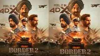 🔥 &ldquo;Border 2 movie &mdash; first time on this YouTube channel!&rdquo; 🇮🇳🎬 #viral #movie 