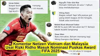 Netizens in Vietnam and Malaysia Comment on Rizki Ridho's Nomination for the 2025 FIFA Puskas Award