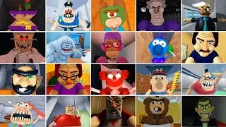 EPIC SCHOOL ESCAPE, EVIL GRANDMA, NYAN CAT, TEAM DENTIST, PAPA PIZZA, ROBLOX JUMPSCARE'S