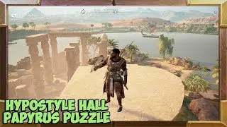 Assassin's Creed Origins Hypostyle Hall Papyrus Location