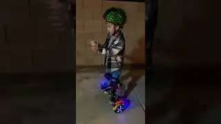 Cash man on his hover board