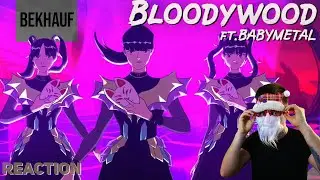 Bloodywood ft. BABYMETAL - Bekhauf | REACTION w/ SUBTITLES #реакция