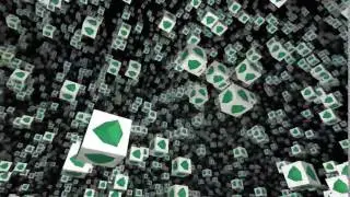 Python OpenGL 4.1 100K Cubes Emitted by Geometry Shader