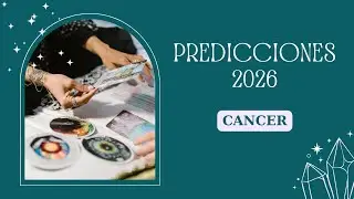 #CANCER #PREDICCIONES2026 MES A MES! MIRA QUE TE DEPARA EL FUTURO PARA EL PRÓXIMO AÑO!!