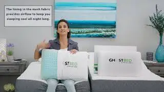 GhostPillow - Memory Foam Pillow - Product Walk-Through with Ashley
