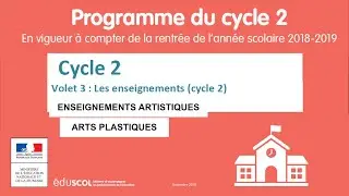 9. ARTS PLASTIQUES (ENSEIGNEMENTS ARTISTIQUES) - Programme Cycle 2 (CP-CE1-CE2) p29 à 35