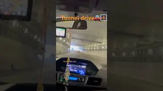 Cincinnati Bridge Tunnel Drive 🚘🌉 Downtown Views #shorts #travel