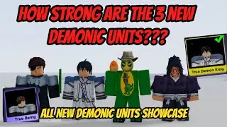 All 3 new Demonic Units Showcase !!! How strong are the new Demonic Units??? - Anime Fighters