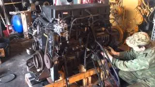 Cummins ISM control start engine. Truck engine. www.gruzrazbor.ru  +7-915-200-6777