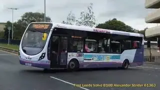 Buses in Huddersfield West Yorkshire 2016