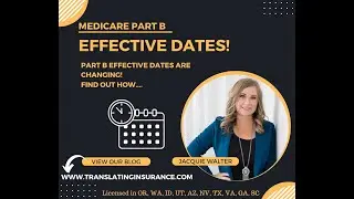 Medicare Part B Effective Dates for 2023