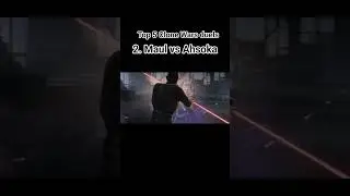 Top 5 Clone Wars Duels #theclonewars #starwars #lightsaberduel #darthmaul #ahsoka #shorts #clonewars