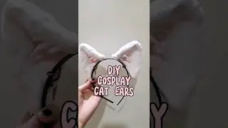 How I made fluffy cosplay ears! #short #cosplay #costume