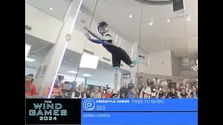 Freestyle Junior - The Wind Games 2024 Indoor Skydiving Competition - All Rounds
