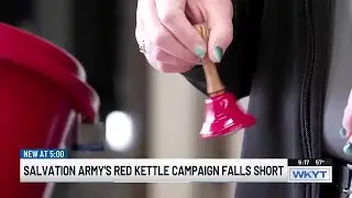 Salvation Army Red Kettle campaign falls short of goal in Central Kentucky