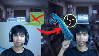 How to remove the background without using a green screen.