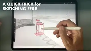 Импортируйте и преобразуйте 2D-план в эскиз мебели в 3D