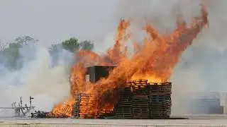 FORTRESS 500 Wooden Pallet Fire Test