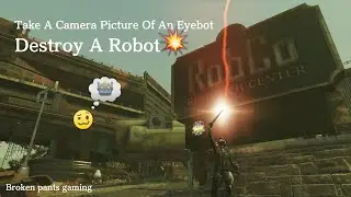 Destroy A Robot & Camera Picture Of An Eyebot