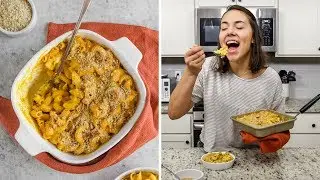 Baked Vegan Mac & Cheese Recipe || Healthy & Delicious!