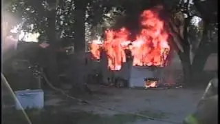 Escambia County Fire Rescue Engine 3  Smoothbore attack
