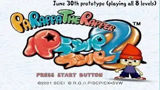 Playing The parappa the rapper 2 June 30th 2001 prototype (all 8 levels)