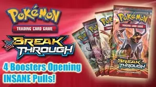 Pokemon BREAKthrough 4 Booster Packs Opening | INSANE Pulls!