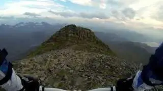 H&oslash;gsvora ned p&aring; stisykkel (Moutain biking)