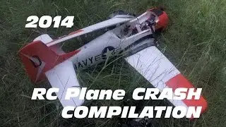 RC Plane Crash Compilation  2014 vol.1