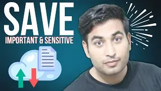 How To Save Important And Sensitive Data Online | Google ? |