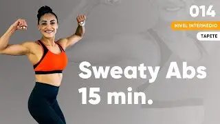 Sweaty abs 🔥💦| 15 minutos de cardio y abs mortales!