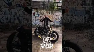 Mirage 250 transformada em uma verdadeira cafe racer!