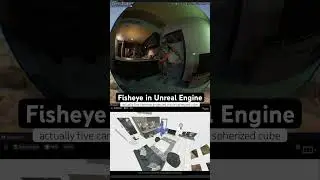 Fisheye camera setup in Unreal Engine #unrealengine #fisheye