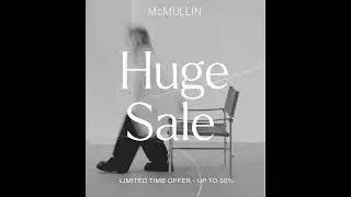 HUGE SALE - UP TO 50% OFF MCMULLIN