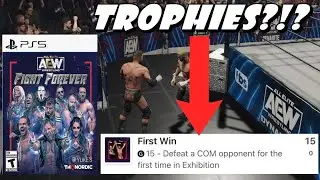 AEW Fight Forever Trophies Revealed?!? AEW Fight Forever Trophy List! | (AEW Fight Forever News)