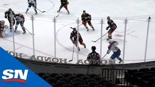 Bowen Byram Records First NHL Point With Picturesque Pass