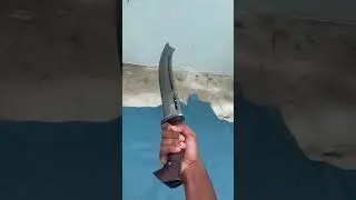 18 Inches Handmade#jungle#cleaver#personal#cutting#tools#tang#long#blade##subscribe#shorts#like