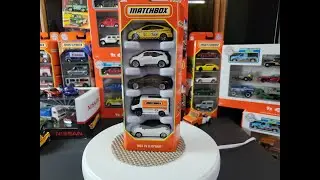 New 2021 Matchbox Cars 5 Pack Review and Unboxing: MBX EV & HyBrid