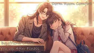 Dorm Room Comfort (ASMR Roleplay) - Boyfriend Cheers You Up After Finals