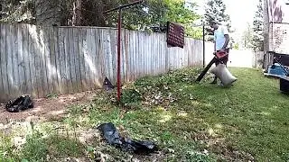 Yard work time lapse