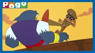 Little Singham 🦁| Drought Mein Double Challenge!😍| Hindi Cartoon😆| Action Cartoon |@PogoChannel​