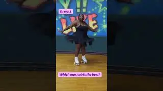 Skort twirling competition #rollerskating  #fitnessoutfit #artisticrollerskating #pastel