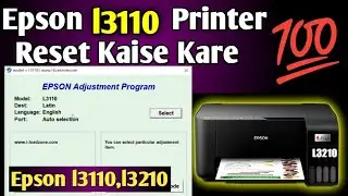 Epson l3110 printer reset Kaise Karen | adjustment program 