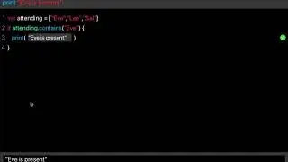 Learn Swift: Check if item is in an array (Chapter 15 Lesson 7)