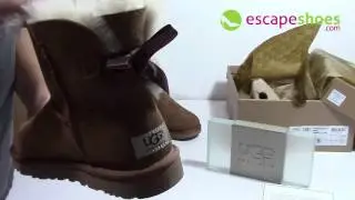 UGG Australia Mini Bailey Bow Chestnut 1005062 CHEC